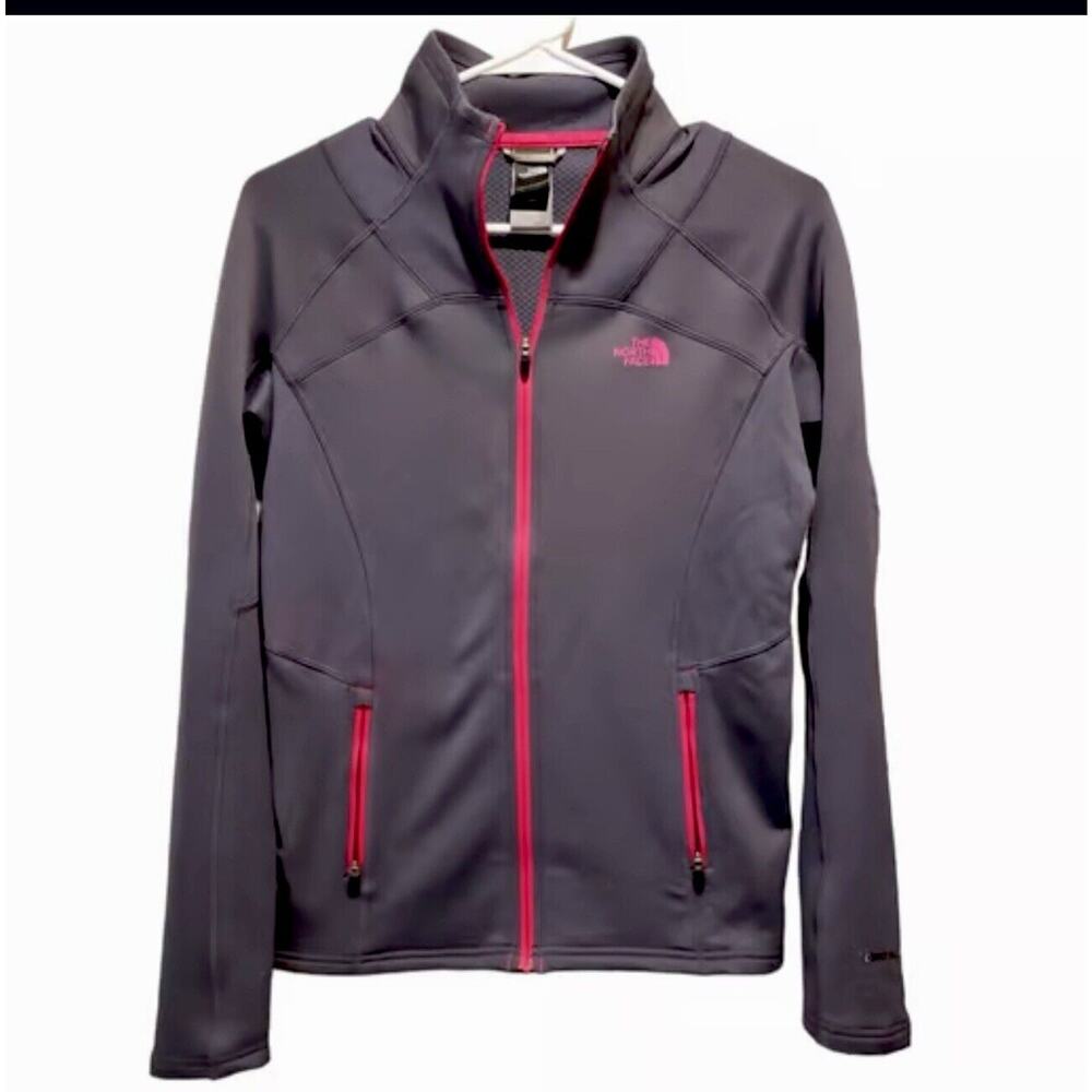 The North Face Jacket‎ Women Size Small Fleece FlashDryfull Zip Purple Pink